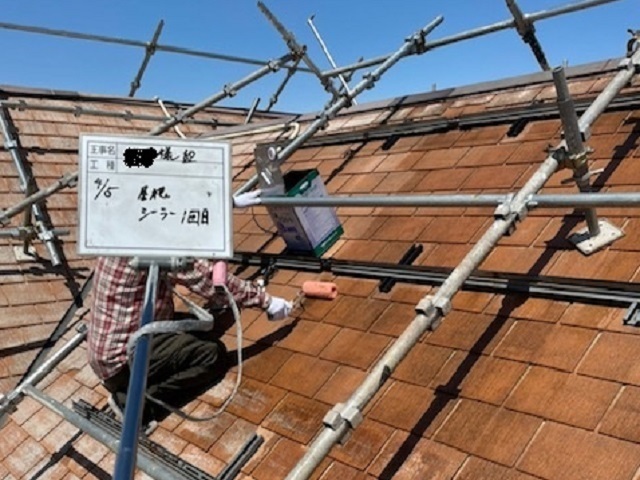 岐阜県安八町塗装現場　屋根・外壁塗装