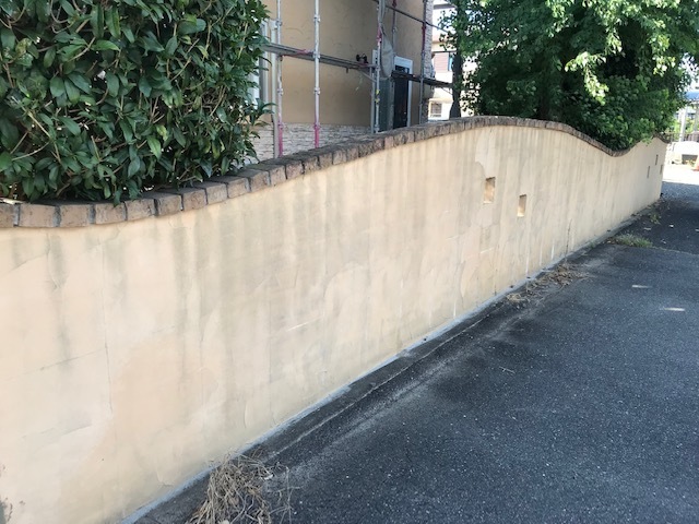 塀塗装前