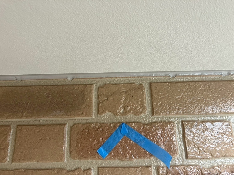 軒天取り合いシーリング完成