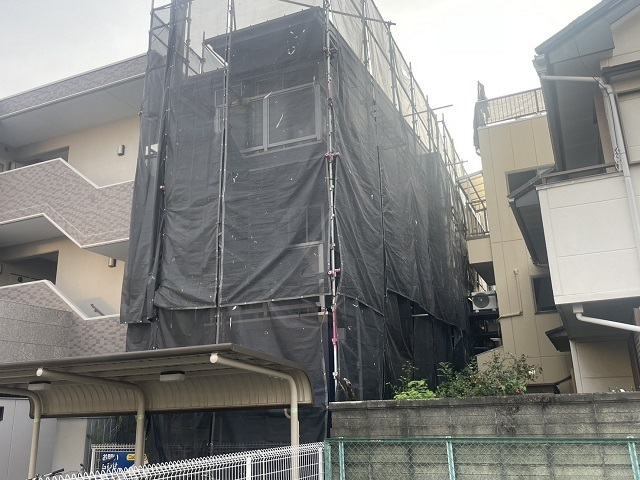 名古屋市北区アパ－ト外壁塗装