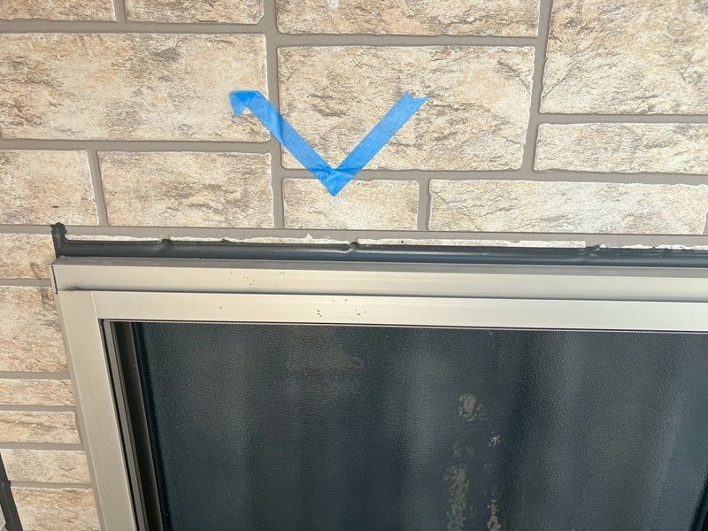 開口部シーリング完成