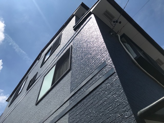 名古屋市北区Oさま　屋根・外壁塗装完成