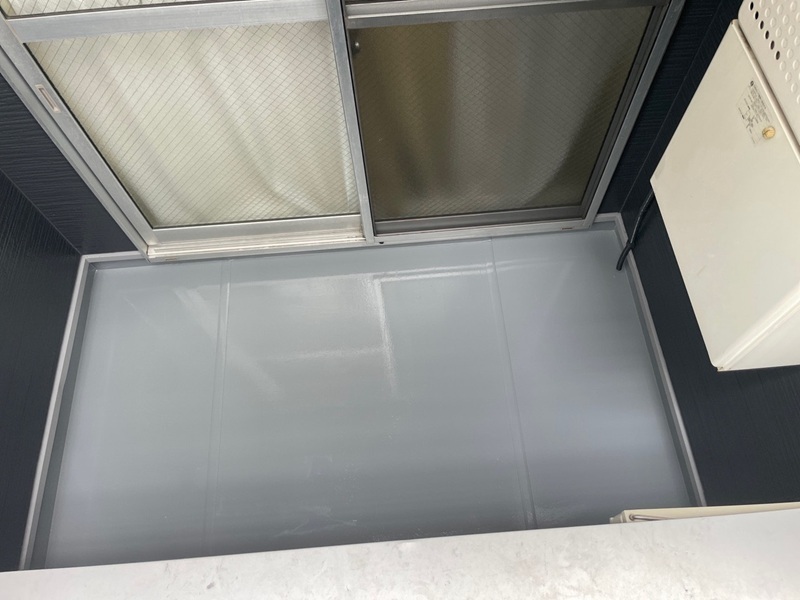 ベランダ床塗装