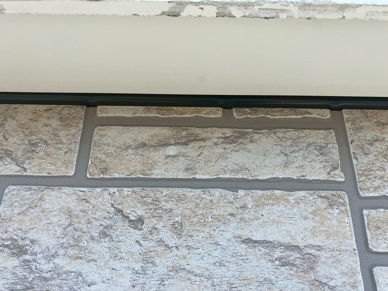 軒天取り合いシーリング完成