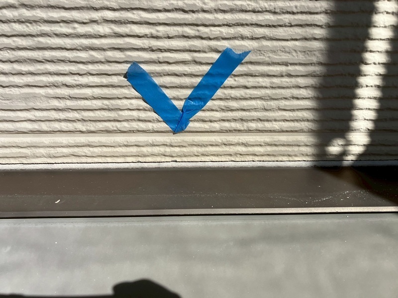 開口部シーリング　工事前