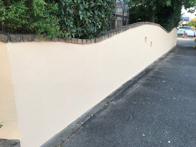 塀塗装後