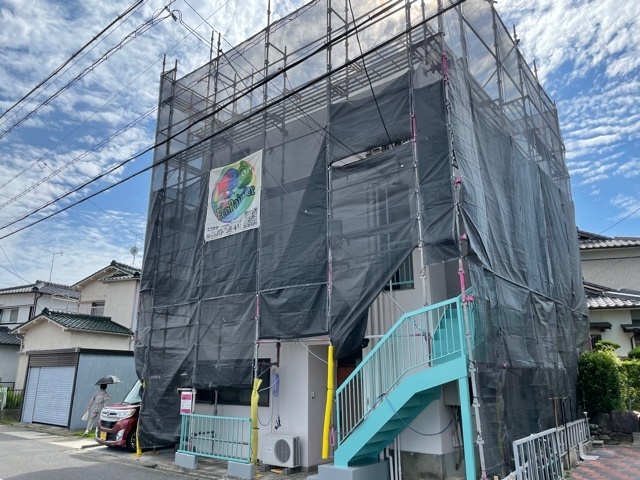 名古屋市守山区コーポU　外壁塗装
