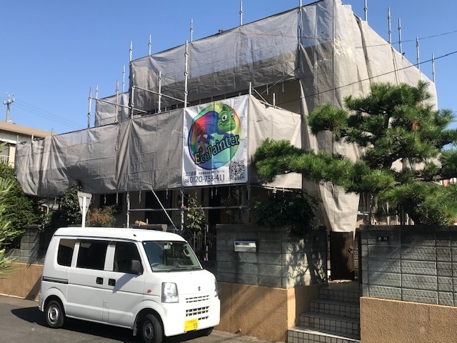 名古屋市港区Hさま　屋根・外壁塗装完成