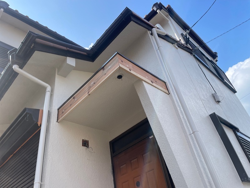 玄関ヒサシ補修