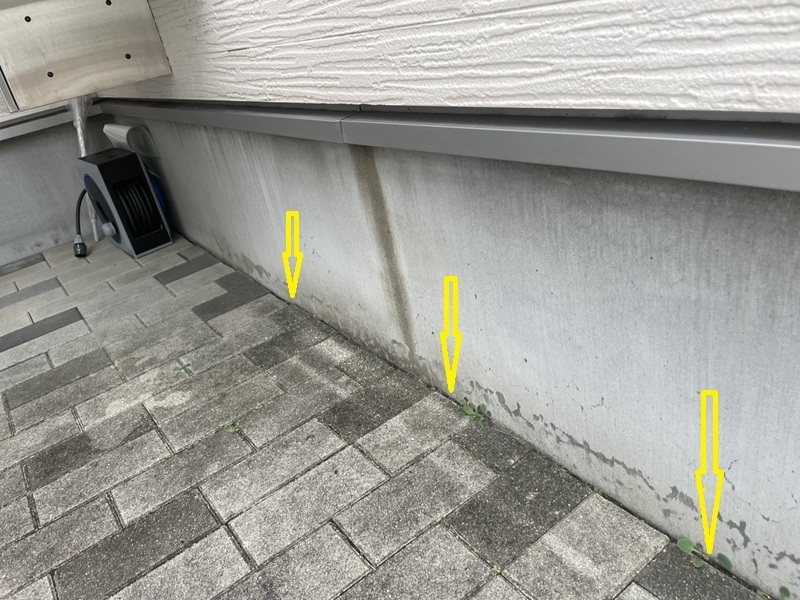 基礎巾木塗装前