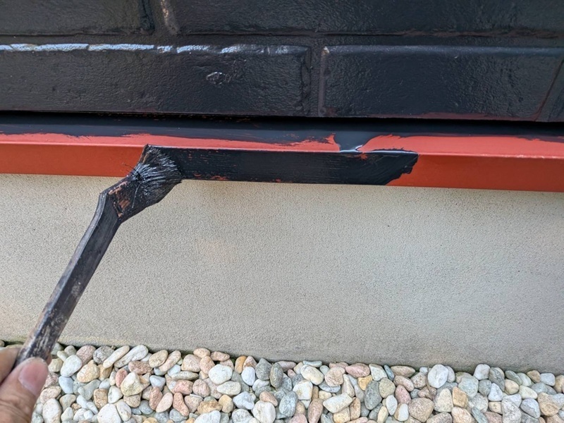 水切り板金上塗り１回目