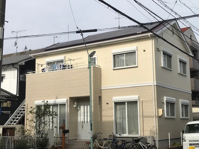 名古屋市瑞穂区Yさま　屋根・外壁塗装完成
