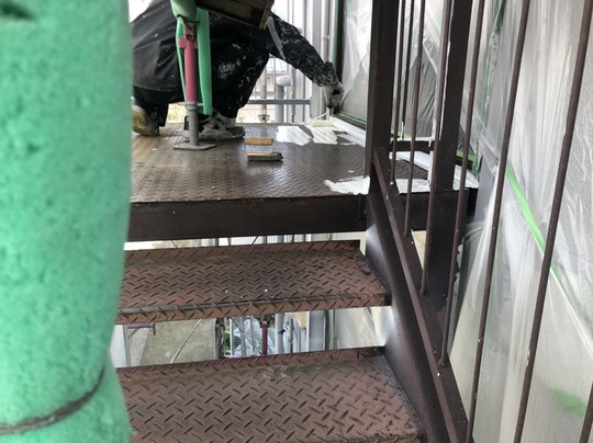 錆止め塗布