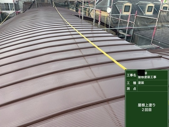 名古屋市昭和区Kさま　屋根塗装工事完成