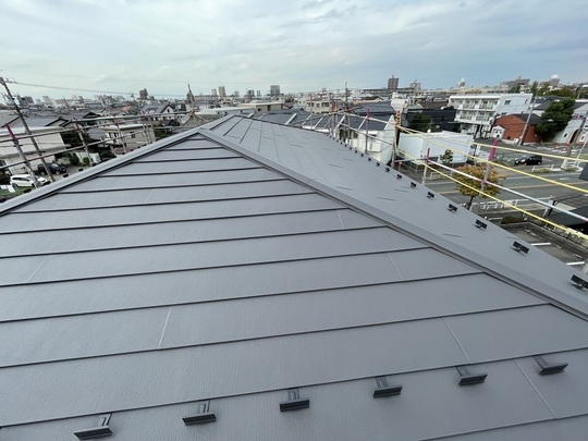 カバールーフ工事後