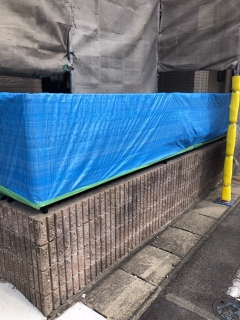 アルミフェンス養生