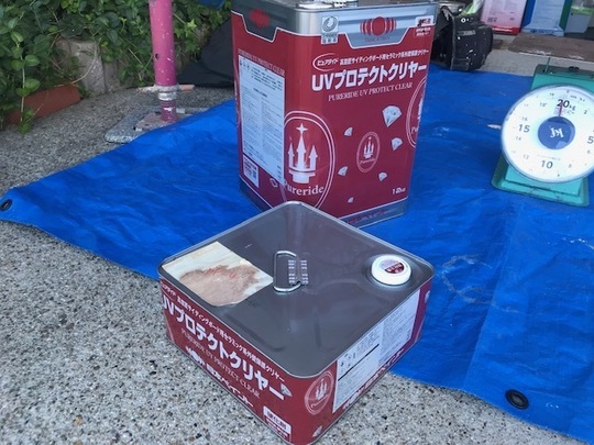 北名古屋市Kさま　クリヤー塗装