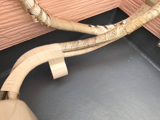 エアコンホーステープ巻き