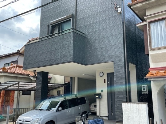 一宮市Iさま　屋根・外壁塗装完成