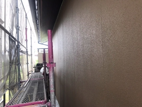 一宮市Tさま　外壁塗装中塗り