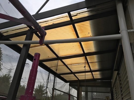 扶桑町Sさま　波板張替