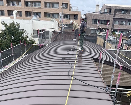 昭和区Kさま　屋根高圧洗浄