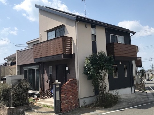 知多市Mさま　屋根・外壁塗装完成