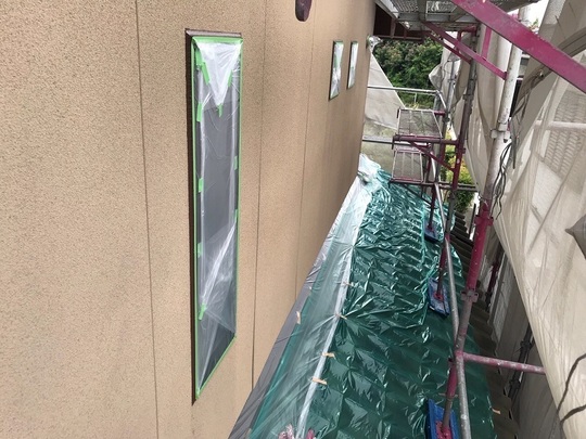 一宮市Tさま　養生作業