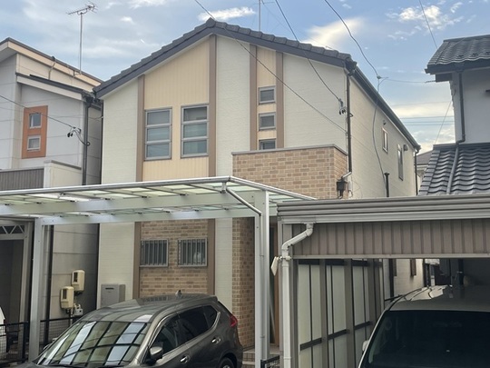 名古屋市北区Hさま　外壁塗装工事完成