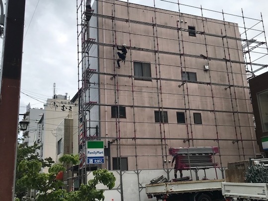 名古屋市中川区Yさま　足場着工