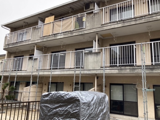 名古屋市千種区Yさま　屋根・外壁工事着工