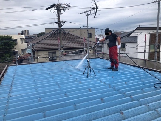 屋根洗浄