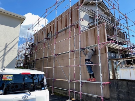 名古屋市千種区Mさま　塗装工事着工