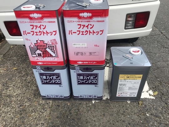 塗装工事前の準備