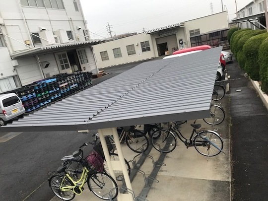 稲沢市工場　塗装完成