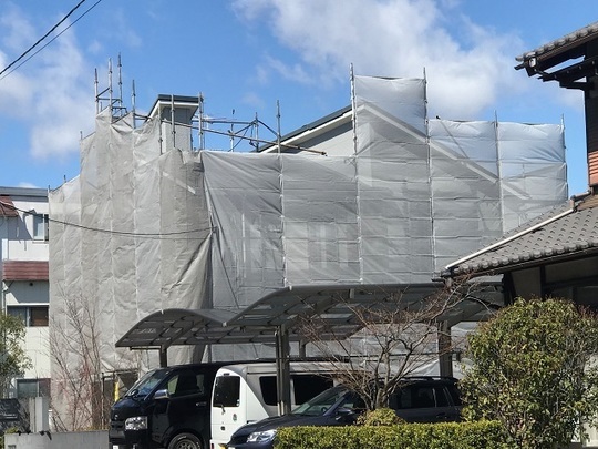 一宮市Iさま　シーリング乾燥中