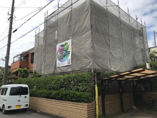 工事中の様子