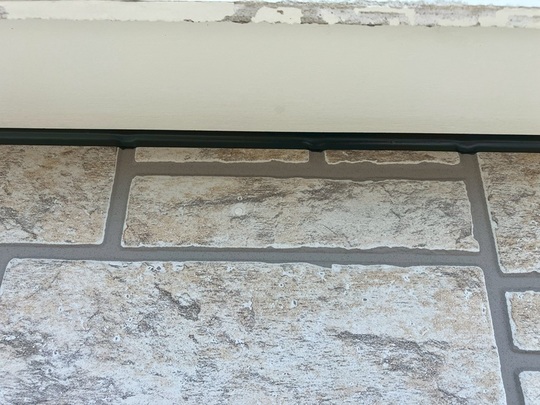 軒天取り合いシーリング完成