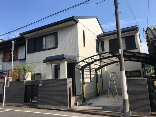 名古屋市西区Mさま　塗装工事完成