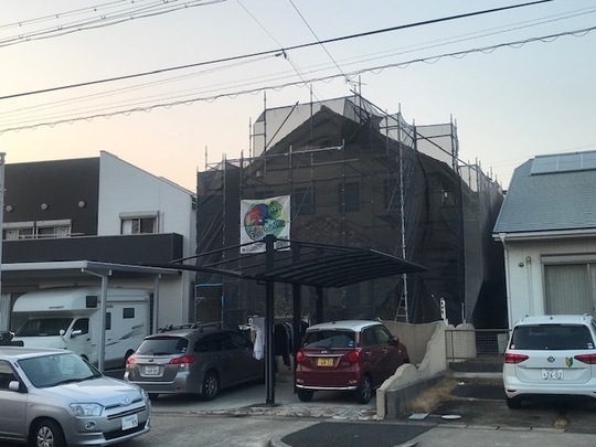 名古屋市緑区Hさま　外壁塗装工事着工