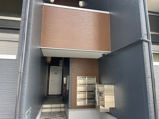 名古屋市中川区Sさまアパート外壁塗装完成