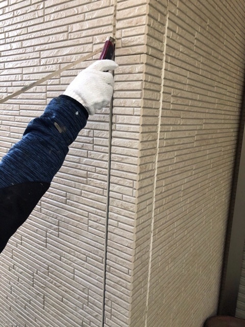 旧シール撤去