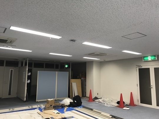 名古屋市中区某ビルさま　内装塗装工事