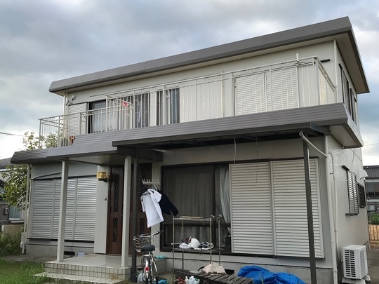 屋根外壁塗装完成