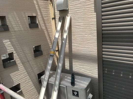 長久手市Mさま　外壁部品の脱着
