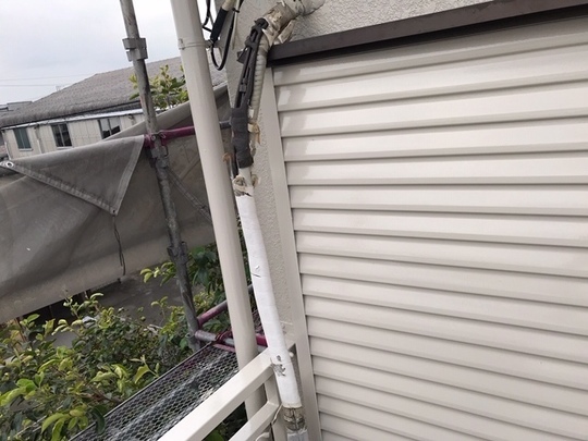 エアコンホーステープ巻き前