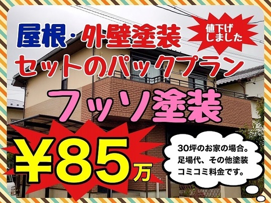 屋根・外壁フッソパック