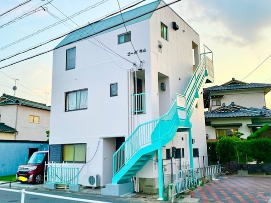 名古屋市守山区コーポU　防水・外壁塗装完成