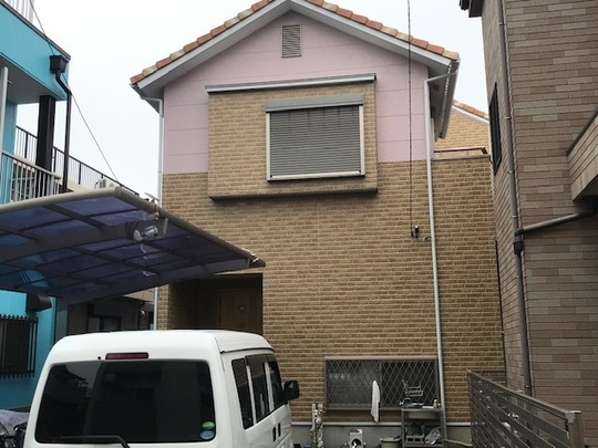 外壁塗装完成