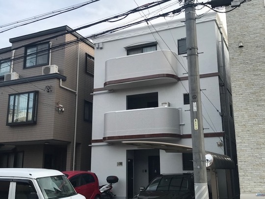 外壁塗装工事完成